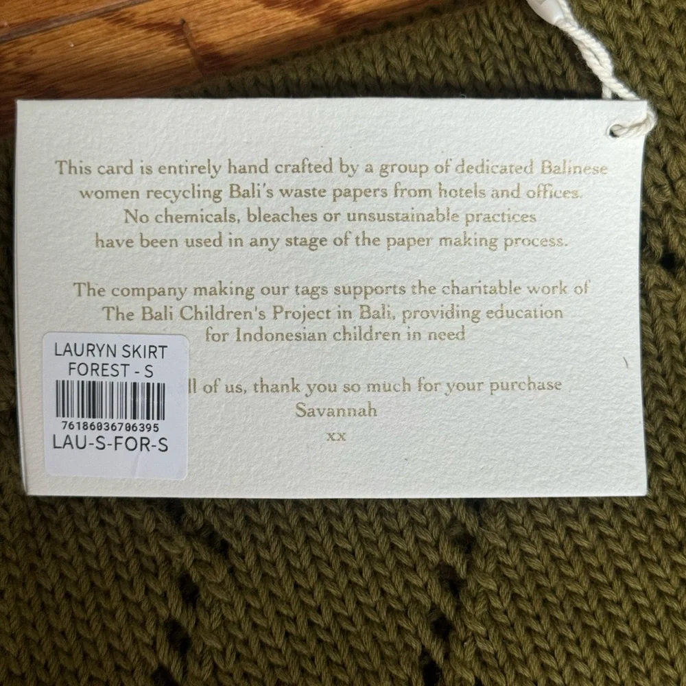 SAVANNAH MORROW THE LABEL Lauryn‎ pointelle-knit organic cotton midi Skirt - Picture 5 of 9